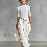 Sport Set Wide Pants with Drawstring