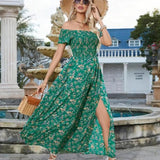 AMELISE™ – Vintage Casual Ruffle Summer Dress