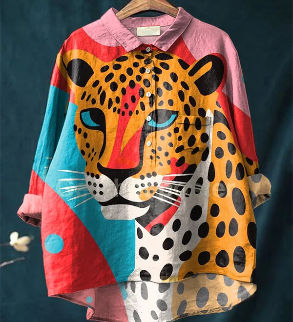 QUINN™ - Leopard Art Shirt