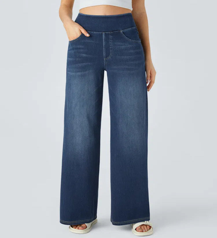 SOLÈNE™ - Relaxed Fit Wide-Leg Jeans