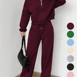 PALOMA™ – Cozy Streetwear Zip Jacket and Pants Set