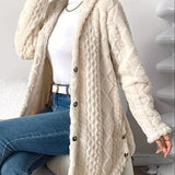 Sara - Fleece Hooded Coat