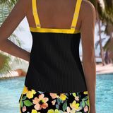 Catarina | Elegant Two-Piece Tankini Set