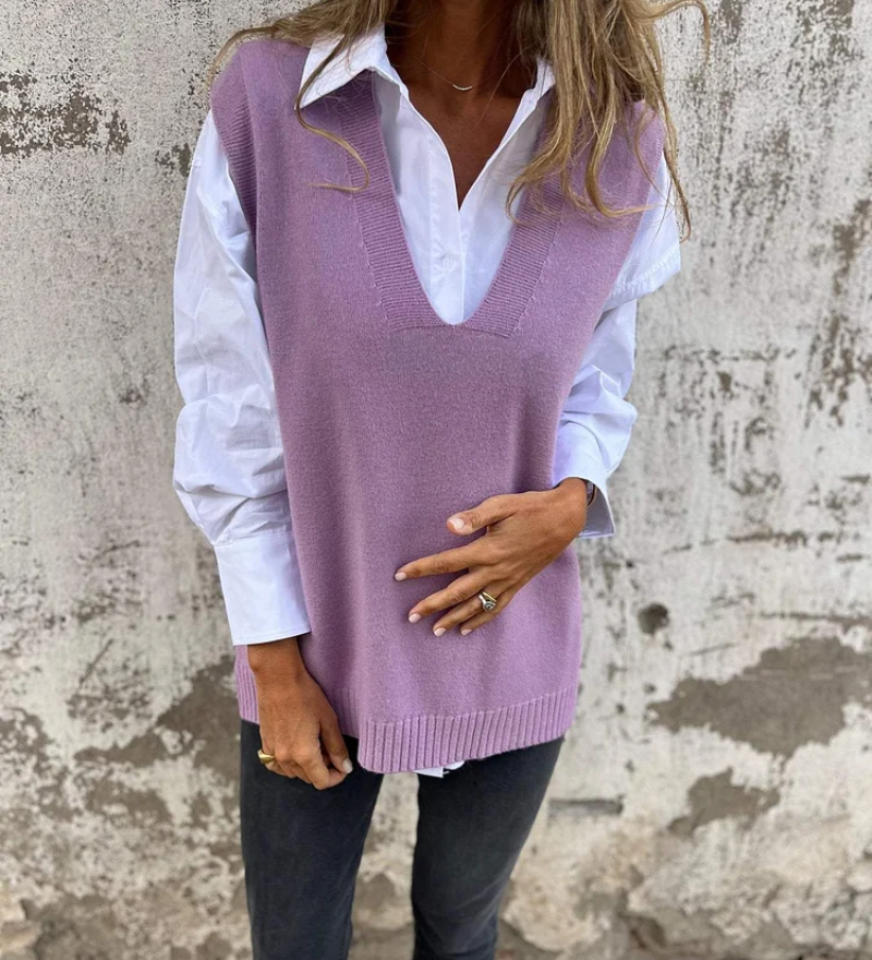EVELYN™ - Stylish Knit Sweater Vest