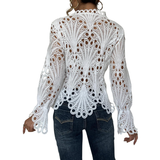 TINA™ – Chic Flounce Sleeve Blouse
