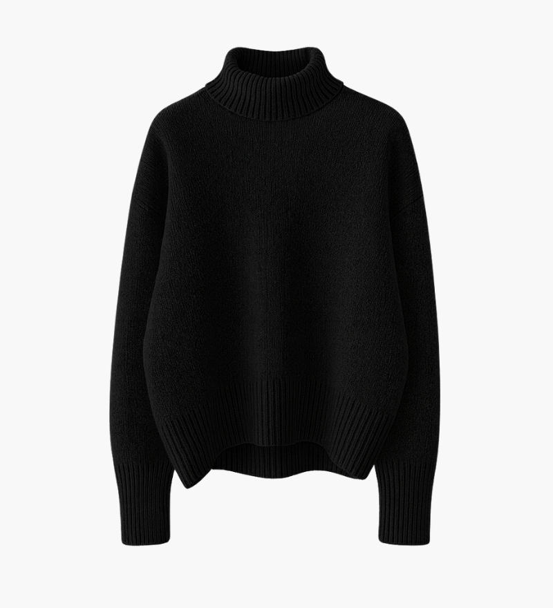 JERSEY SUAVE CON CUELLO ALTO