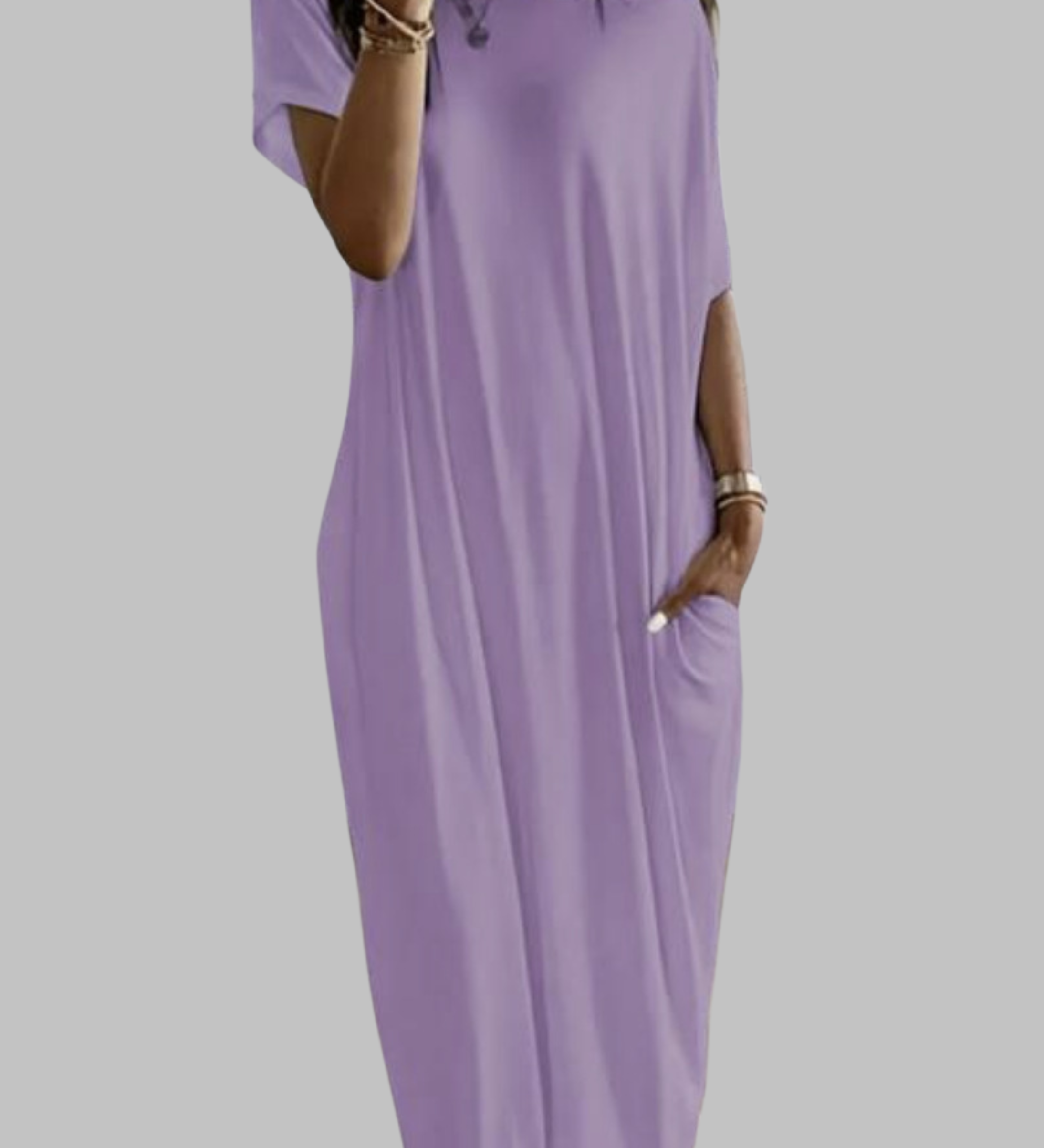 SHAEL™ - Loose Fit Round Neck Sleep Nightdress