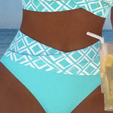 Letícia - Swimwear with Diamond Pattern