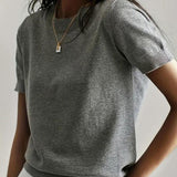 CIELA™ – Lightweight Short Sleeve Crewneck Pullover Top