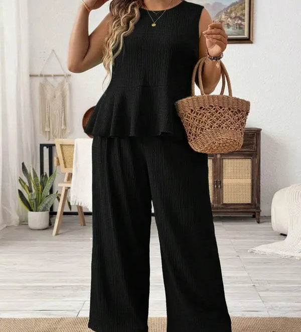 SITTI™ – Lightweight Summer Casual Two-Piece Outfit