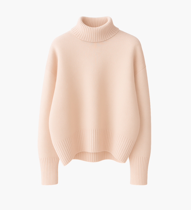 JERSEY SUAVE CON CUELLO ALTO
