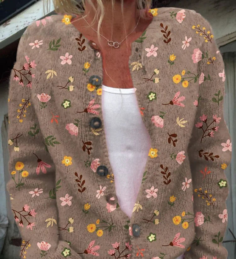 FLORA™ - Vintage Floral Cardigan