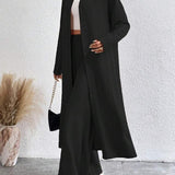 AIMIE™ - Cozy Long Sleeve Top & Wide Leg Trousers Set