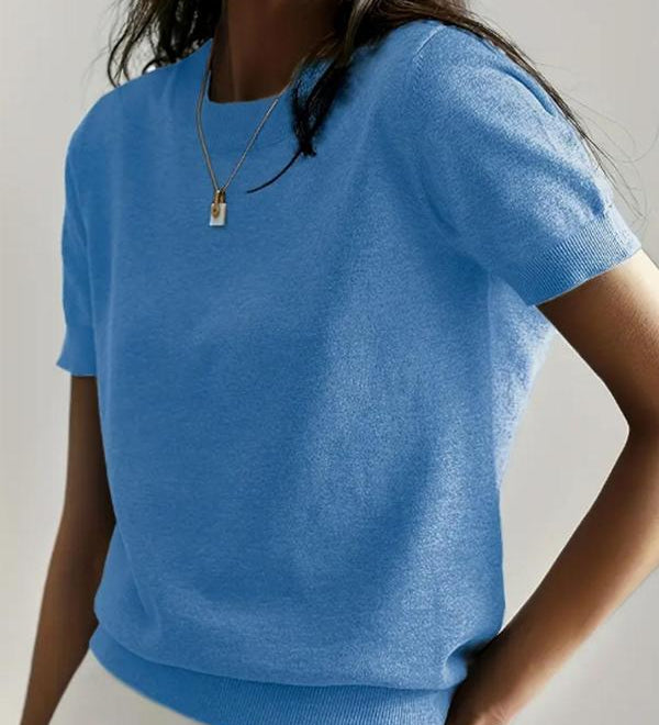 CIELA™ – Lightweight Short Sleeve Crewneck Pullover Top