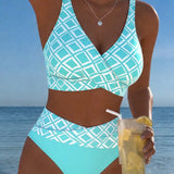 Letícia - Swimwear with Diamond Pattern