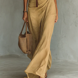 Carmen | Maxi Dress with Lapel and Waist Belt
