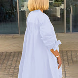 CÉLINA™ - Classy Long Shirt Jacket
