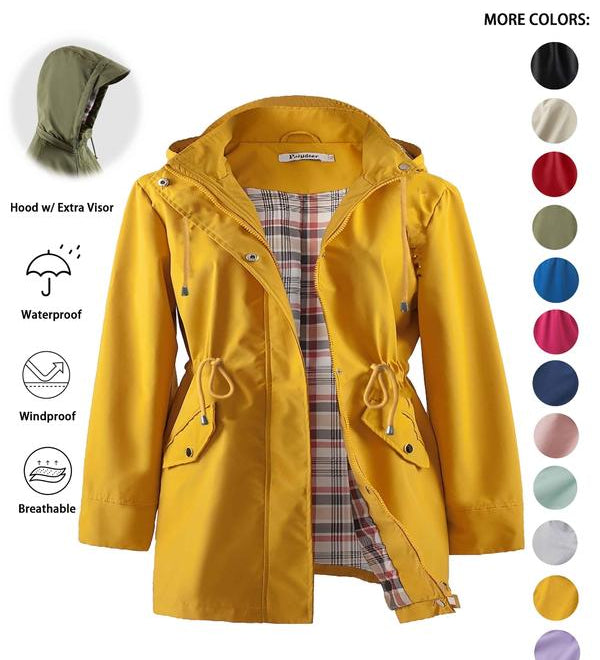 DENA™ - Lightweight Hooded Trench Coat for Casual Outings