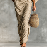 Cotton Linen Set Skirt