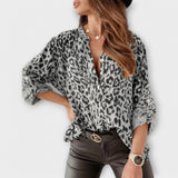 Patricia | Trendy Leopard Print Blouse