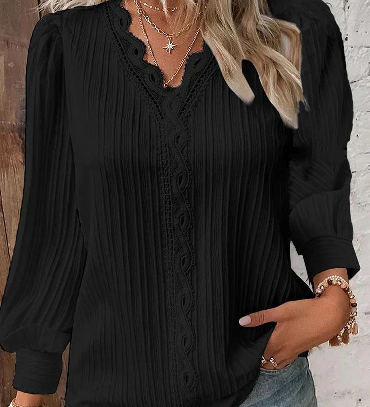 RENATA™ - Classic Pleated Top