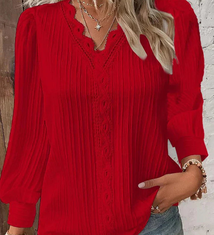 RENATA™ - Classic Pleated Top