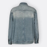 Sílvia - Vintage Asymmetrical High Collar Jacket