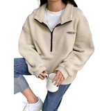 IVORY™ – Relaxed Fit Half Zip Casual Pullover