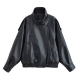 ROXANNE™ – Vintage Street Lychee Leather Jacket