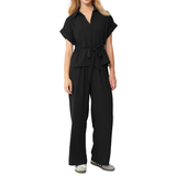 DELIA™ – Relaxed Drawstring Lounge Two-Piece Set