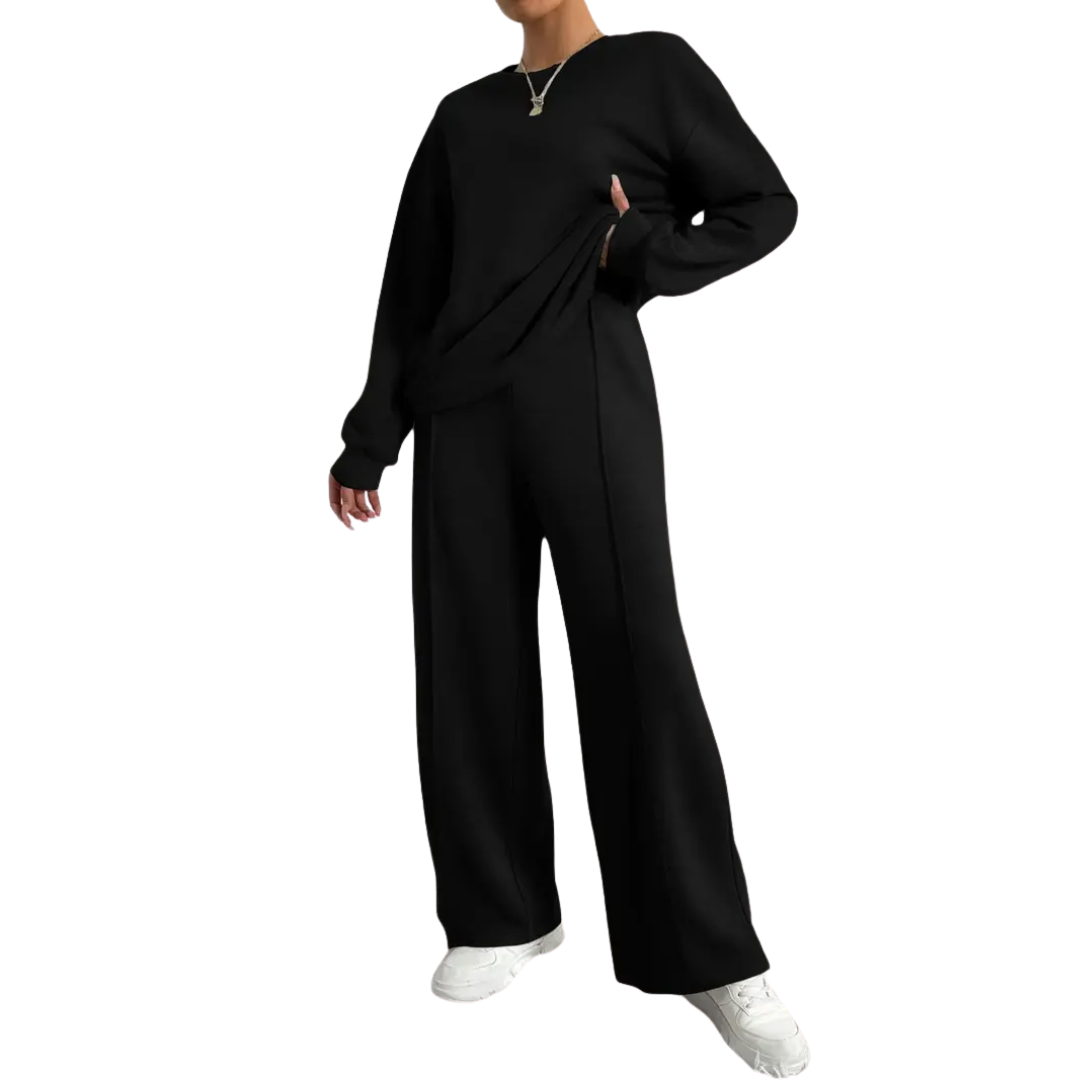 JOSEY™ – Cozy Drop Shoulder Two-Piece Set