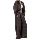 JOSLYN™ – Cozy Zip-Up Hoodie Two-Piece Set