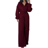 JOSLYN™ – Cozy Zip-Up Hoodie Two-Piece Set