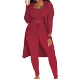LINDEN™ – Cozy Knit Open Front Co-ord Set