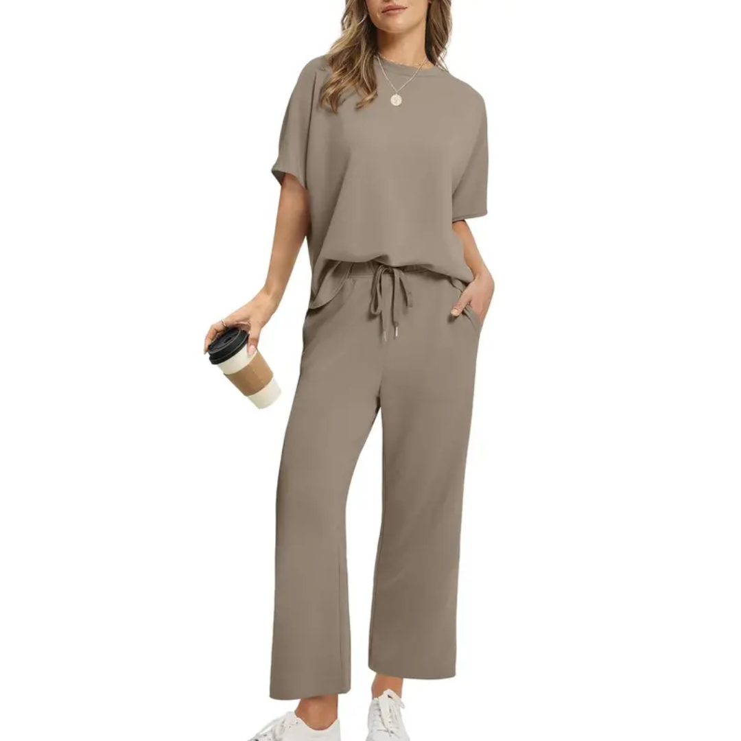 BRISA™ – Breezy Oversized Wide Leg Two Piece Set