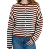 HADLEE™ – Striped Button-Front Knit Sweater