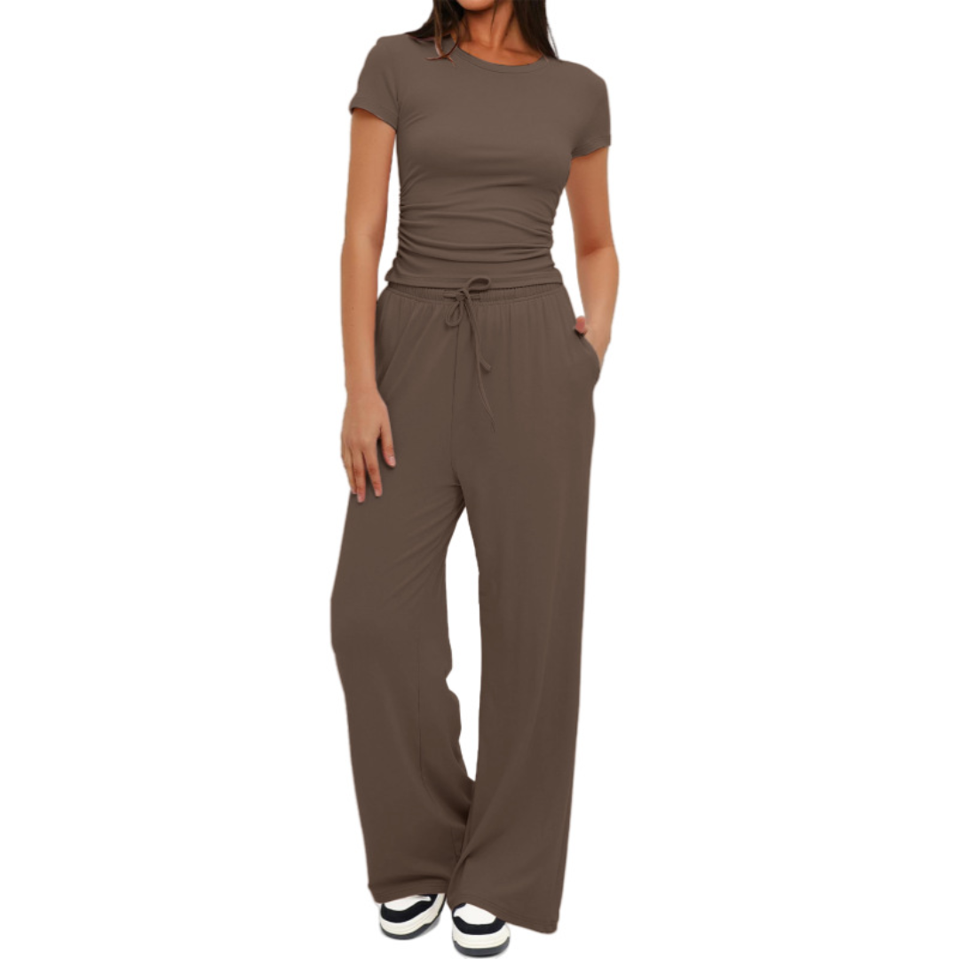 WINNIE™ – Cozy Solid Lounge Two-Piece Set