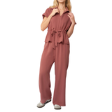 DELIA™ – Relaxed Drawstring Lounge Two-Piece Set