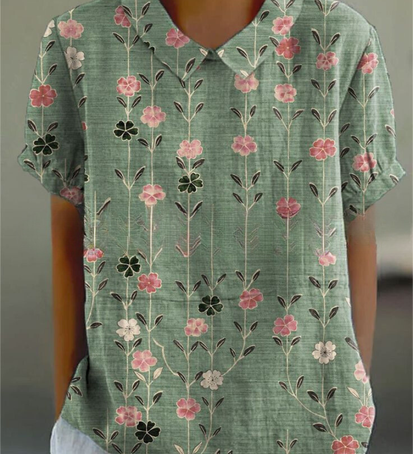 MARLENE™ – Vintage Print Shirt
