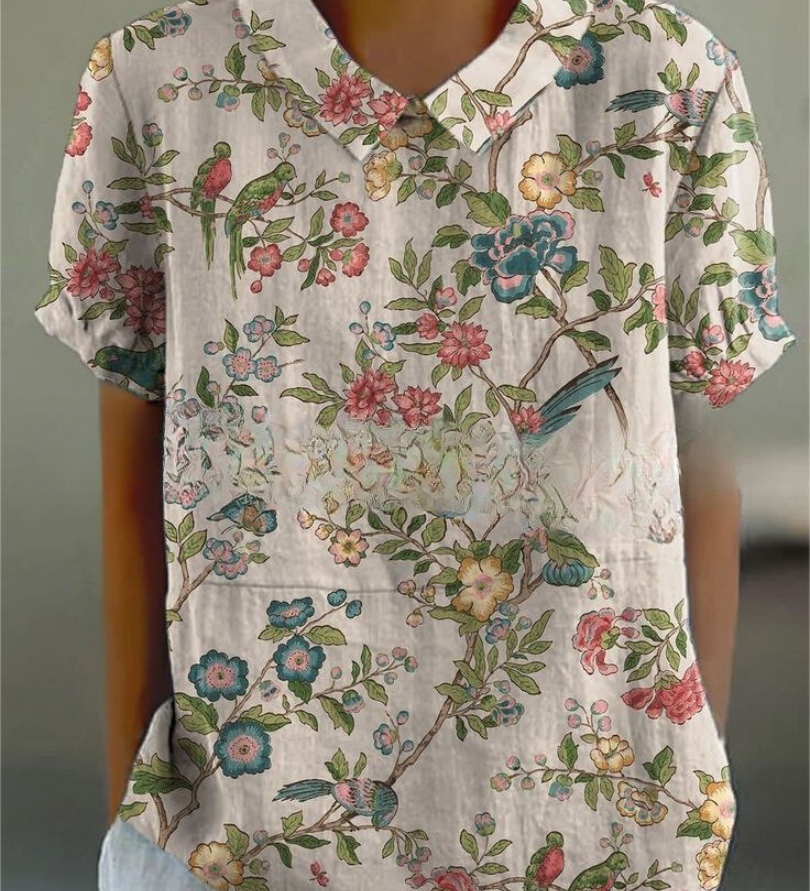 MARLENE™ – Vintage Print Shirt