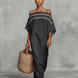 Minimalist Linen Maxi Dress