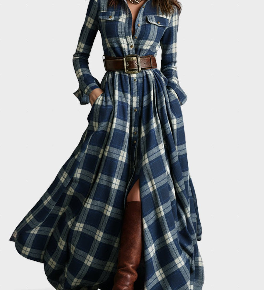Elena | Classic Elegant Shirt Dress