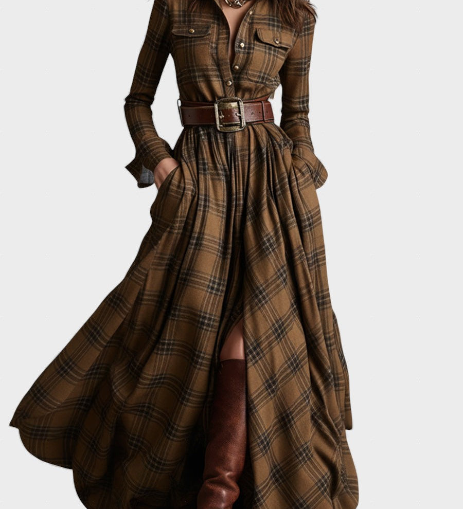 Elena | Classic Elegant Shirt Dress