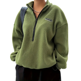 IVORY™ – Relaxed Fit Half Zip Casual Pullover
