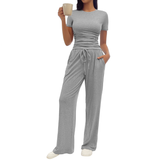 WINNIE™ – Cozy Solid Lounge Two-Piece Set