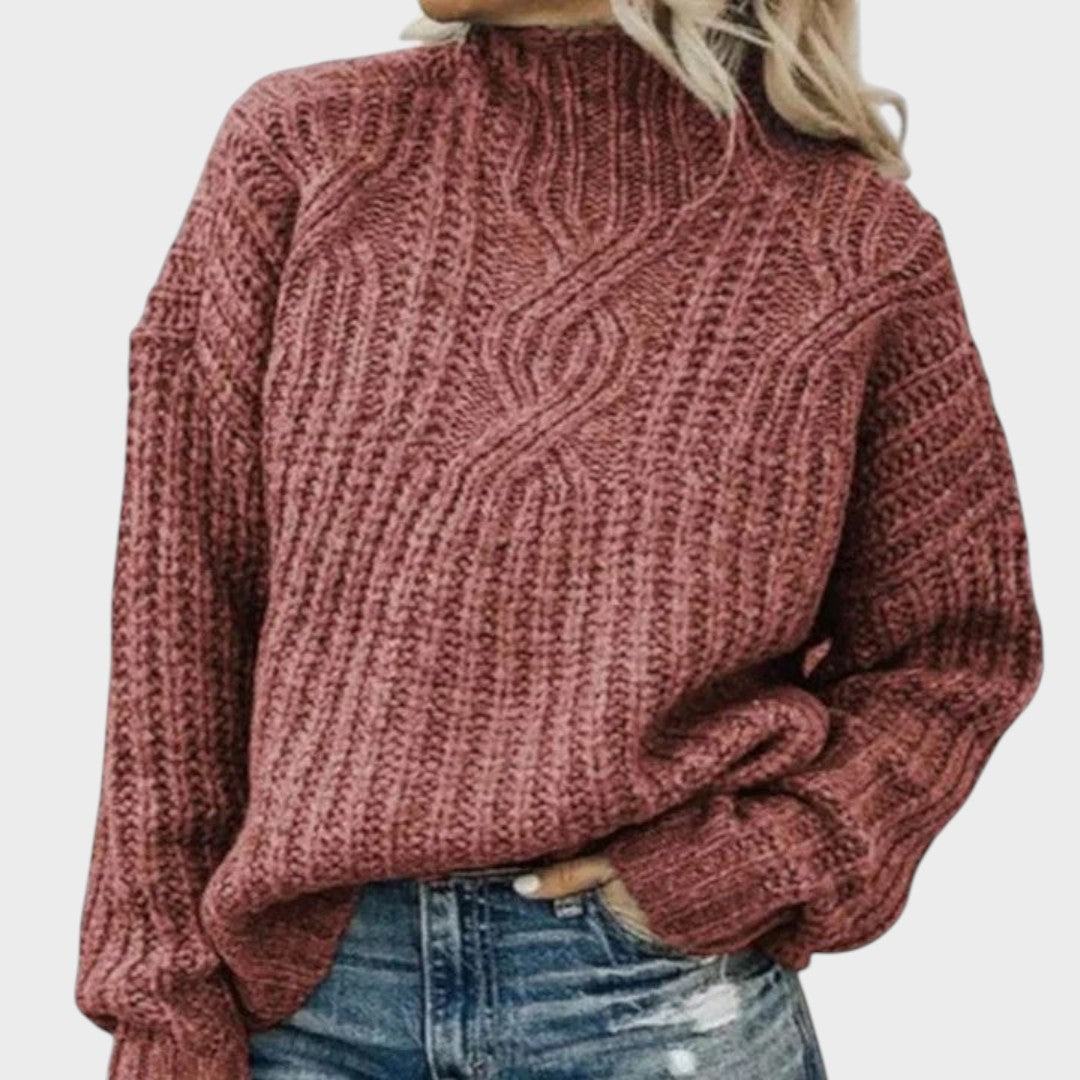 Elene | Suéter de Punto con Cuello Alto