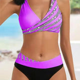Sofia - Bikini Printed in Warm Tones