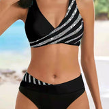 Sofia - Bikini Printed in Warm Tones