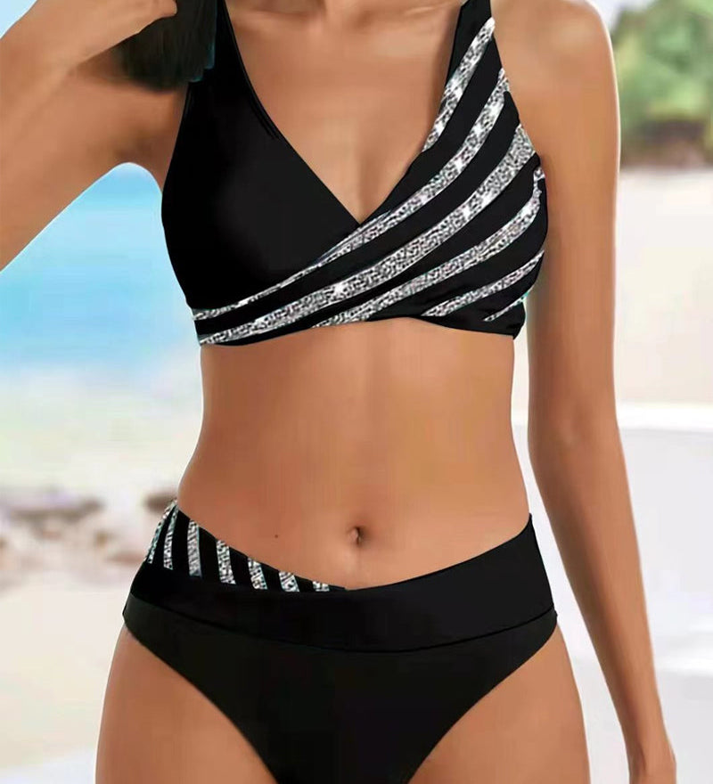 Sofia - Bikini Printed in Warm Tones