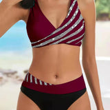 Sofia - Bikini Printed in Warm Tones